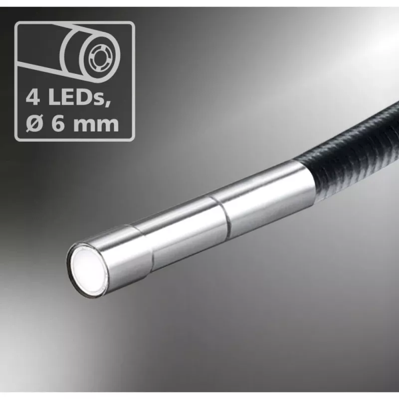 Laserliner Micro Camera endoskopa zonde Ø 6 mm, 1,5 m, LED apgaismojums (082.221A)