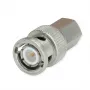 Telegärtner BNC vītišais uz FME vītišais adapteris, 50 Ohm, DC-4 GHz, niķelis/zelts J01008A0014