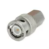 Telegärtner BNC vītišais uz FME vītišais adapteris, 50 Ohm, DC-4 GHz, niķelis/zelts J01008A0014