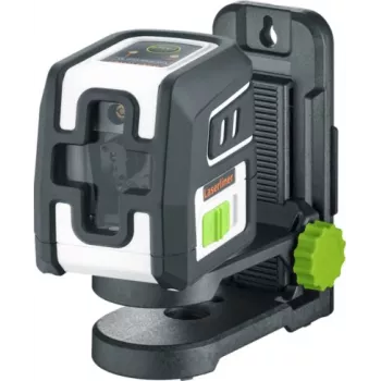 Laserliner SmartCross-Laser GX Plus Set zaļā stara krusteniskais līnijas lāzers, maksimālais darbības attālums 40 m (036.732E)