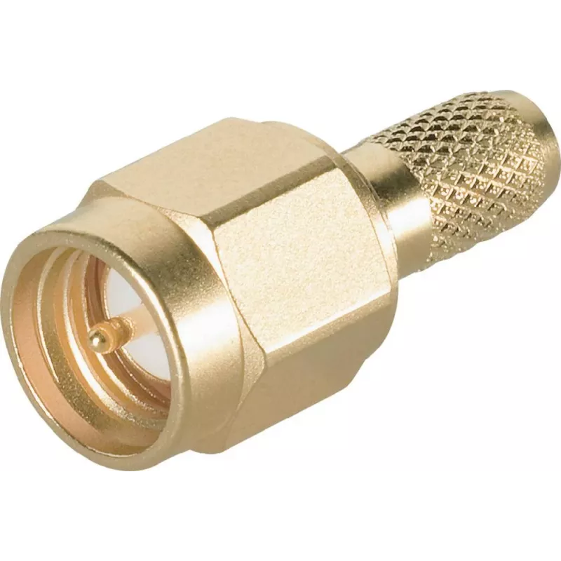 Telegärtner SMA kabeļa kontaktdakša Crimp/Solder G05 (RG-223/U, RG-142 B/U), zelta, 50 Ohm, DC-18 GHz J01150A0031