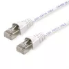Telegärtner MP8 FS 500 Cat 6a S/FTP komutācijas kabelis, RJ45 uz RJ45, 1,5 m, balts, bez halogēniem, formēts L00001A0171