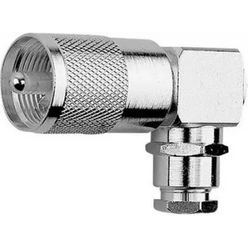 Telegärtner UHF leņķa spraudņa savienotājs RG-58C/U, RG-223/U, RG-141 A/U, RG-142 B/U (J01040B1201)