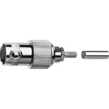 Telegärtner BNC kabeļa ligzda Crimp G03 50 Ohm, crimp/crimp, A2913, G03 (RG178 B/U) - 1 gab. (J01001B0060)
