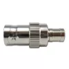 TELEGÄRTNER koaksiālais adapteris BNC female uz SMB female, 50 Ohm, taisns, niķelēts misiņš, zelta pārklājuma kontakti J01008F0013