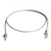 Telegärtner L00001A0228 Cat6 U/UTP RJ45 komutācijas kabelis, 0,5 m, pelēks