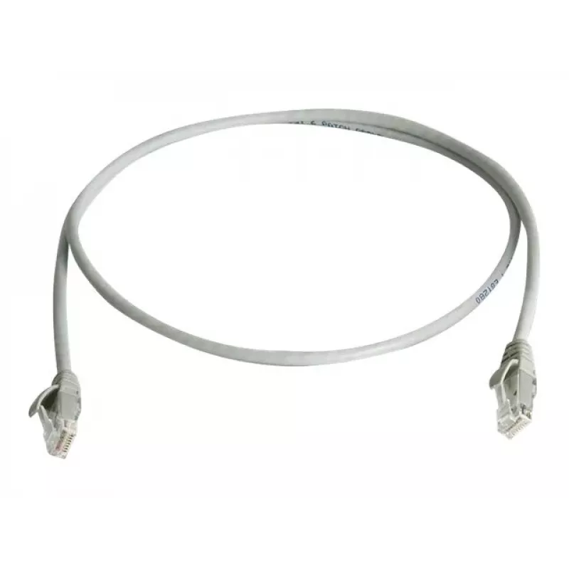 Telegärtner L00001A0228 Cat6 U/UTP RJ45 komutācijas kabelis, 0,5 m, pelēks