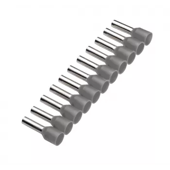 Cimco 187501 uzmava vadu galiem 0,75 mm² daļēji izolēta pelēka 500 gab.