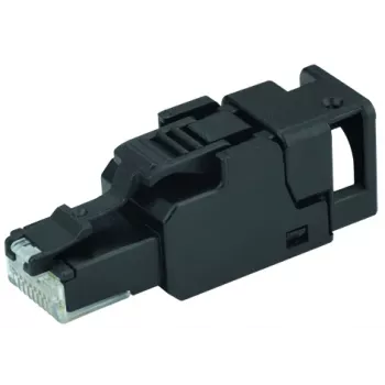 TELEGÄRTNER UFP8 Cat.6A lauka terminācijas RJ45 kontaktdakša, T568B, AWG23-22, ekranēta, bez instrumentiem IDC J00026A3113