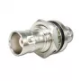 Telegärtner J01004A1233Z BNC vīrišķais uz BNC sievišķo adapteris, 75 Ohm, melns
