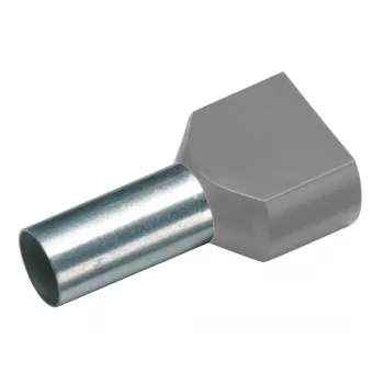 Cimco 187704 divu vadu uzmava 0,75 mm², daļēji izolēta, pelēka (100 gab.)