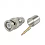 Telegärtner BNC krimpkontaktspraudnis RG214/U un RG393/U kabeļiem, 50 Ohm, 1 gab. J01000A0060