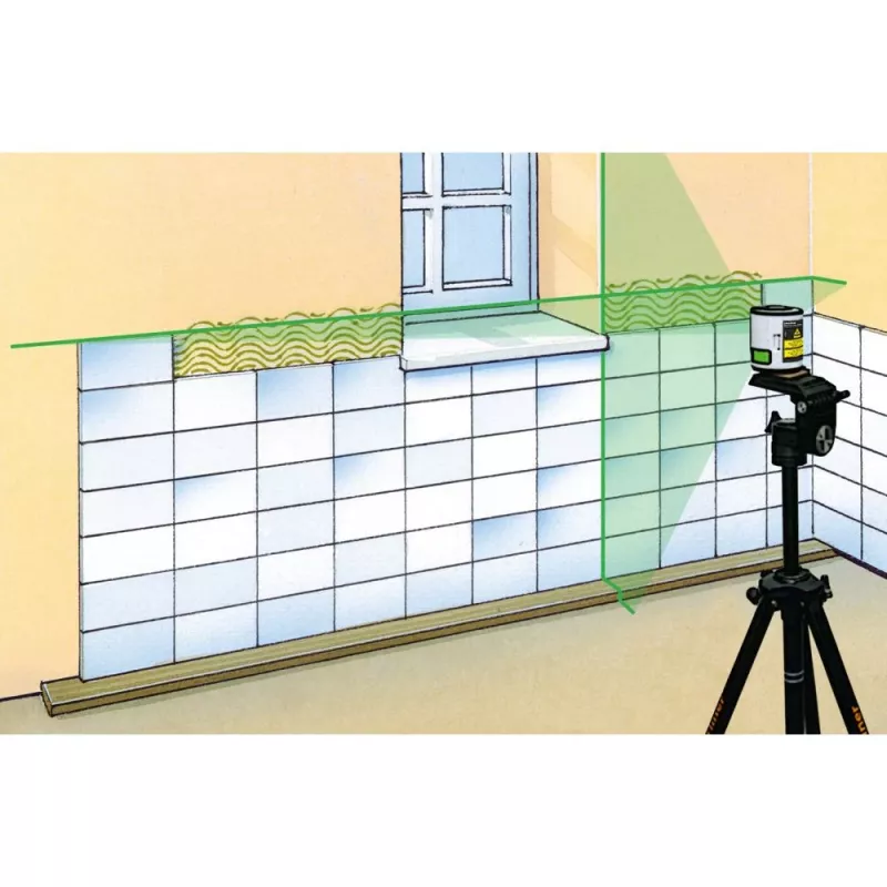 Laserliner FixPod 155 cm statīvs, maksimālais darba augstums 155 cm, alumīnijs, melns 090.132E