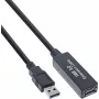 Kindermann USB 3.2 aktīvais pagarinājuma kabelis 10 m (K-35655A)