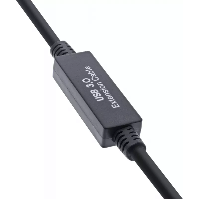 Kindermann USB 3.2 aktīvais pagarinājuma kabelis 10 m (K-35655A)