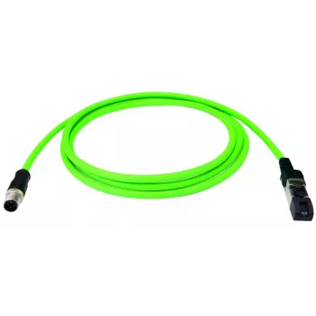 Telegärtner 100017276 Cat.6A S/FTP RJ45 komutācijas kabelis, 1 m, zaļš, LSZH