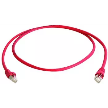 Telegärtner CAT 6A S/FTP krustotais tīkla savienojuma kabelis, RJ45, 3 m, sarkans, bez halogēniem, liesmu slāpējošs L00002A0139