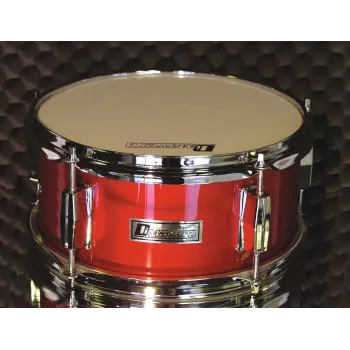 DIMAVERY JDS-305 bērnu akustiskā bungu komplekts, sarkans (5 daļas, 16 inch basa bungas, šķīvji, ķeblītis, vālītes) 26001900