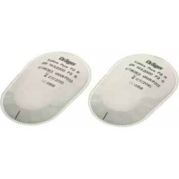 Dräger X-plore Pad P3 R Bajonetes Daļiņu Filtrs ar Korpusu, 2 Gab.