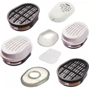 Dräger X-plore Pad P3 R Bajonetes Daļiņu Filtrs ar Korpusu, 2 Gab.