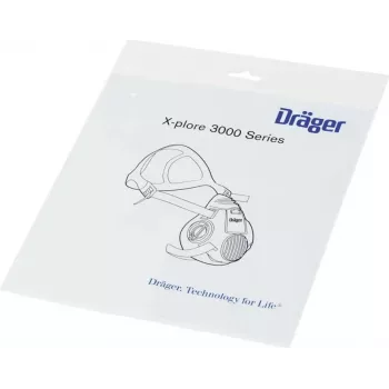 Dräger X-plore 3300 puscaurules respirators krāsošanas komplekts ar 2 A2P3 RD filtriem (R57793)