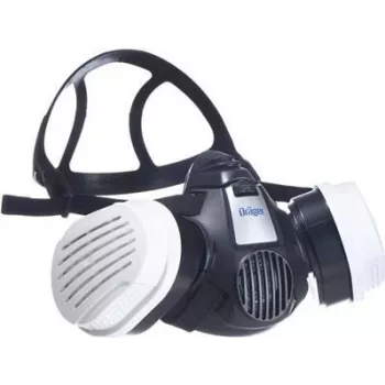 Dräger X-plore 3300 puscaurules respirators krāsošanas komplekts ar 2 A2P3 RD filtriem (R57793)