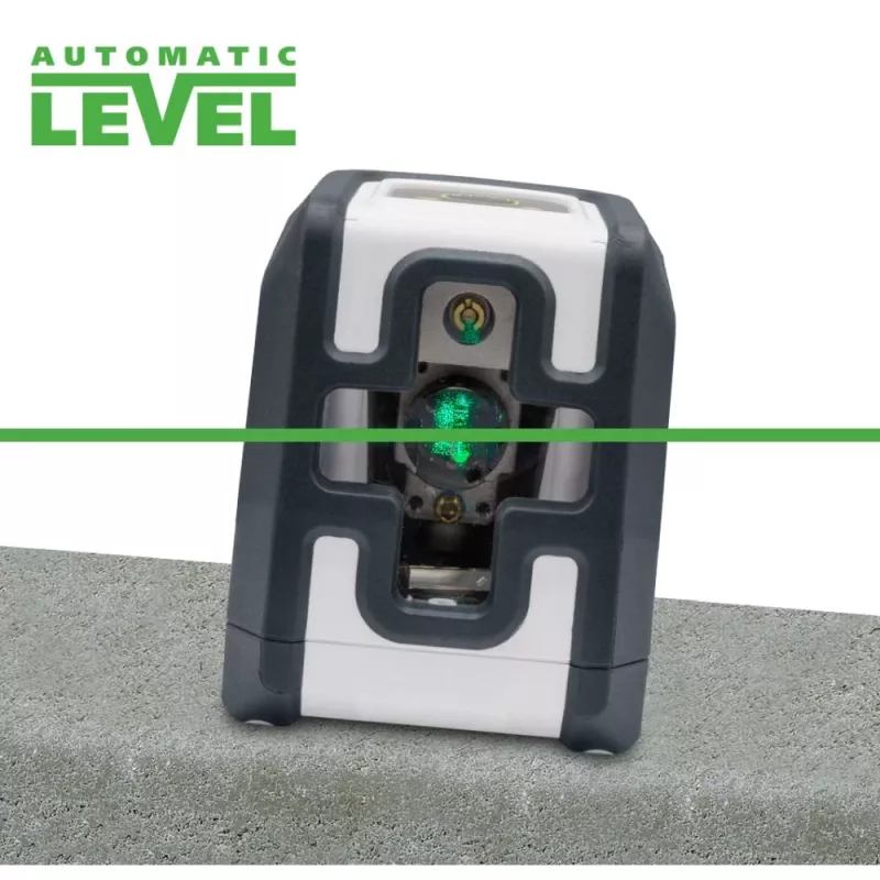 Laserliner SmartCross-Laser GX krustenisko līniju lāzera nivelieris, sarkans stars, 40 m darbības rādiuss, pašizlīdzinošs, IP54, 2x AA 036.730E
