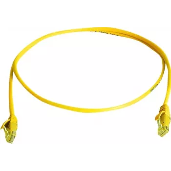 Telegärtner DataVoice Office Cat 6 UTP komutācijas kabelis RJ45 uz RJ45, 3m, dzeltens RAL 1021, bez halogēniem L00002A0237
