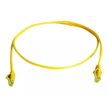 Telegärtner DataVoice Office Cat 6 UTP komutācijas kabelis RJ45 uz RJ45, 3m, dzeltens RAL 1021, bez halogēniem L00002A0237
