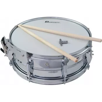 DIMAVERY SD-200 maršējošā mazā bungu 13x5, balta 26015213