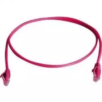 TELEGÄRTNER 100008898 CAT 6 RJ45 komutācijas kabelis, 7,5 m, sarkans, LSZH, U/UTP, liesmas aizturošs