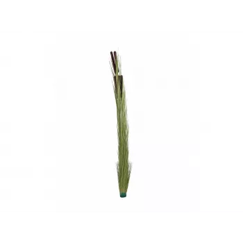 EUROPALMS mākslīgā niedru zāle ar vārpām, gaiši zaļa, 152cm 82505855
