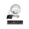 EUROPALMS LED sniega bumba 15cm, ledus zilā 83501241