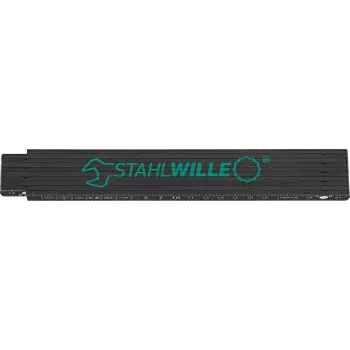 Stahlwille 13112 2M 77470003 salokāmais mērlente, 2 m, metriskā, dižskābardis, balta