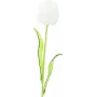 EUROPALMS Crystal Tulip mākslīgais zieds, balts, 61cm, 12 gab. iepakojumā (82600204)