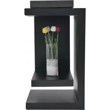 EUROPALMS Crystal Tulip mākslīgais zieds, balts, 61cm, 12 gab. iepakojumā (82600204)