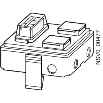 SIEMENS BD2-AK1/2SD163FIA izejošā kārba 16A 2x1-polāra ar drošinātāju slēdzi (BVP:660870)