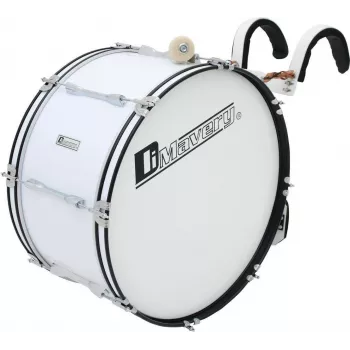 DIMAVERY MB-424 Gājiena basu bungas 24x12 Baltas 26010361