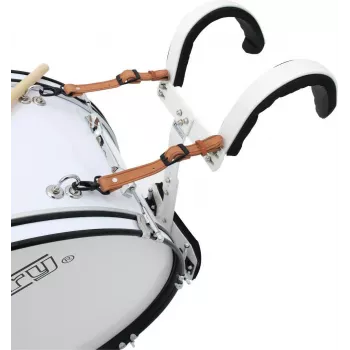 DIMAVERY MB-424 Gājiena basu bungas 24x12 Baltas 26010361