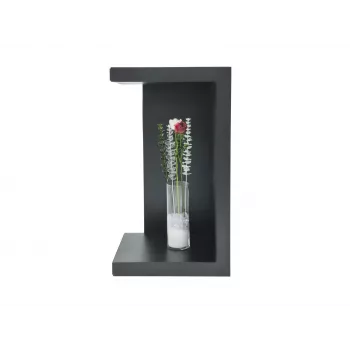 EUROPALMS Crystal Rose mākslīgais zieds, caurspīdīgs, 81 cm, 12 gabalu komplekts 82600210