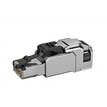 TELEGÄRTNER 100039917 RJ45 lauka terminācijas savienotājs Cat.6A ekranēts nerūsējošais tērauds