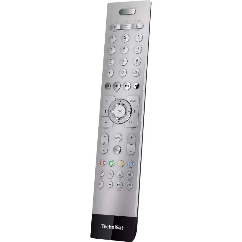 TechniSat TechniControl II ALU sudraba universālais tālvadības pults (FB kods TV) 0002/3859