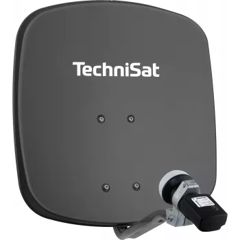 TechniSat SAT spogulis ar LNB, 45 cm šķīvis, alumīnijs, vienkanāla LNB (1345/8195)