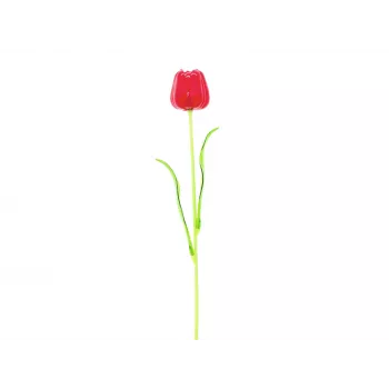 EUROPALMS Kristalltulpe mākslīgā tulpe, sarkana, 61 cm, 12 gab. iepakojumā 82600205