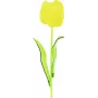 EUROPALMS Crystal Tulip mākslīgie ziedi, dzelteni, 61 cm, 12 gab. 82600207