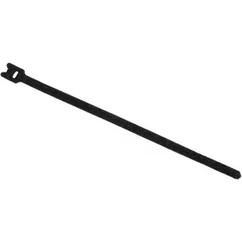 ACCESSORY kibioji juosta kabeļu saišķēšanai 13x200mm melna, 10 gab. (3000601D)