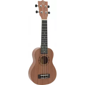 DIMAVERY UK-400 soprāna ukulele ar basswood korpusu, dabīgā krāsā 26255830