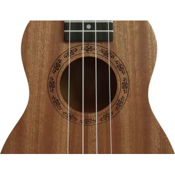 DIMAVERY UK-400 soprāna ukulele ar basswood korpusu, dabīgā krāsā 26255830