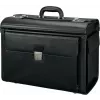 JÜSCHA Alassio Vicenza 45047 piezīmjdatora soma 15,6 inch melna mākslīgā āda
