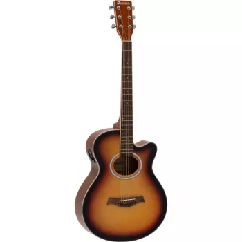 DIMAVERY AW-400 akustiskā ģitāra, Sunburst 26235086